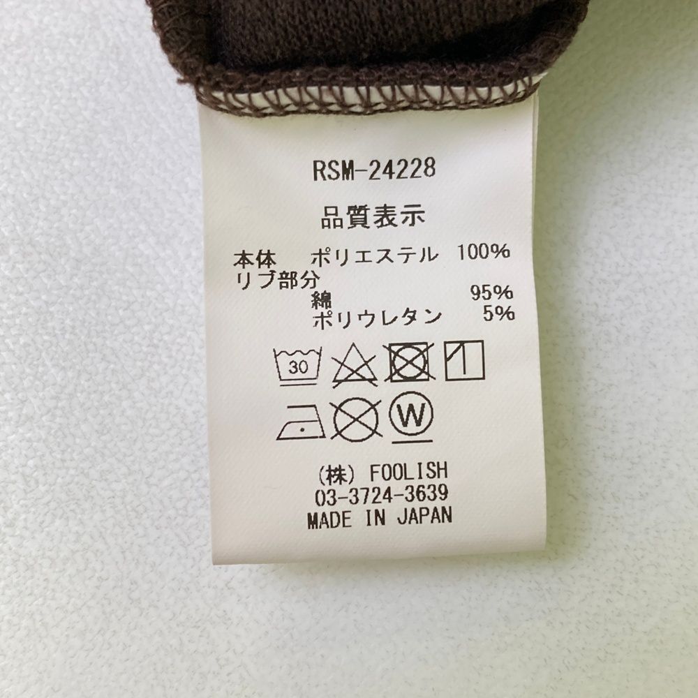 サイズ：M ROUGH&SWELL ラフアンドスウェル 2024年モデル フリース