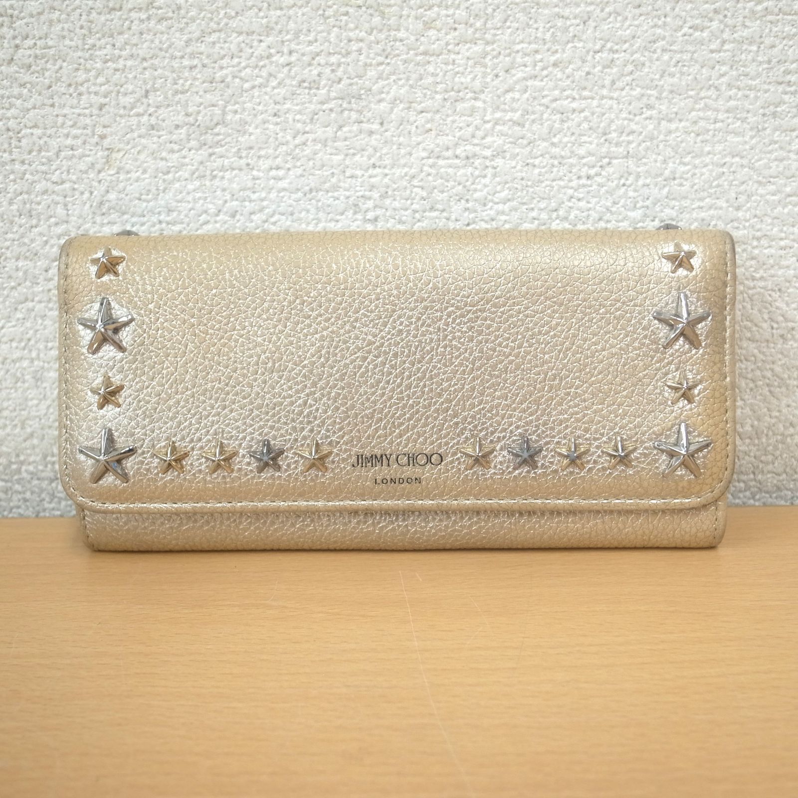 JIMMY CHOO ‪スタースタッズ 長財布 ウォレット 星 スタッズ（ブランド‬ 