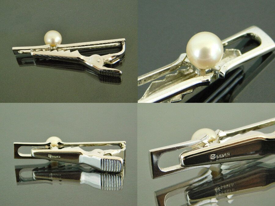MIKIMOTO ミキモト タイピン シルバー925 パール 6mmアコヤ真珠 rk2343