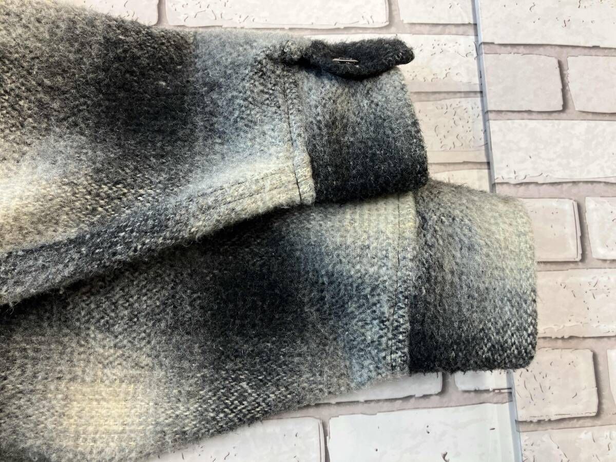 melton メルトン ネルシャツ 70s USA製 オンブレチェック ウールシャツ