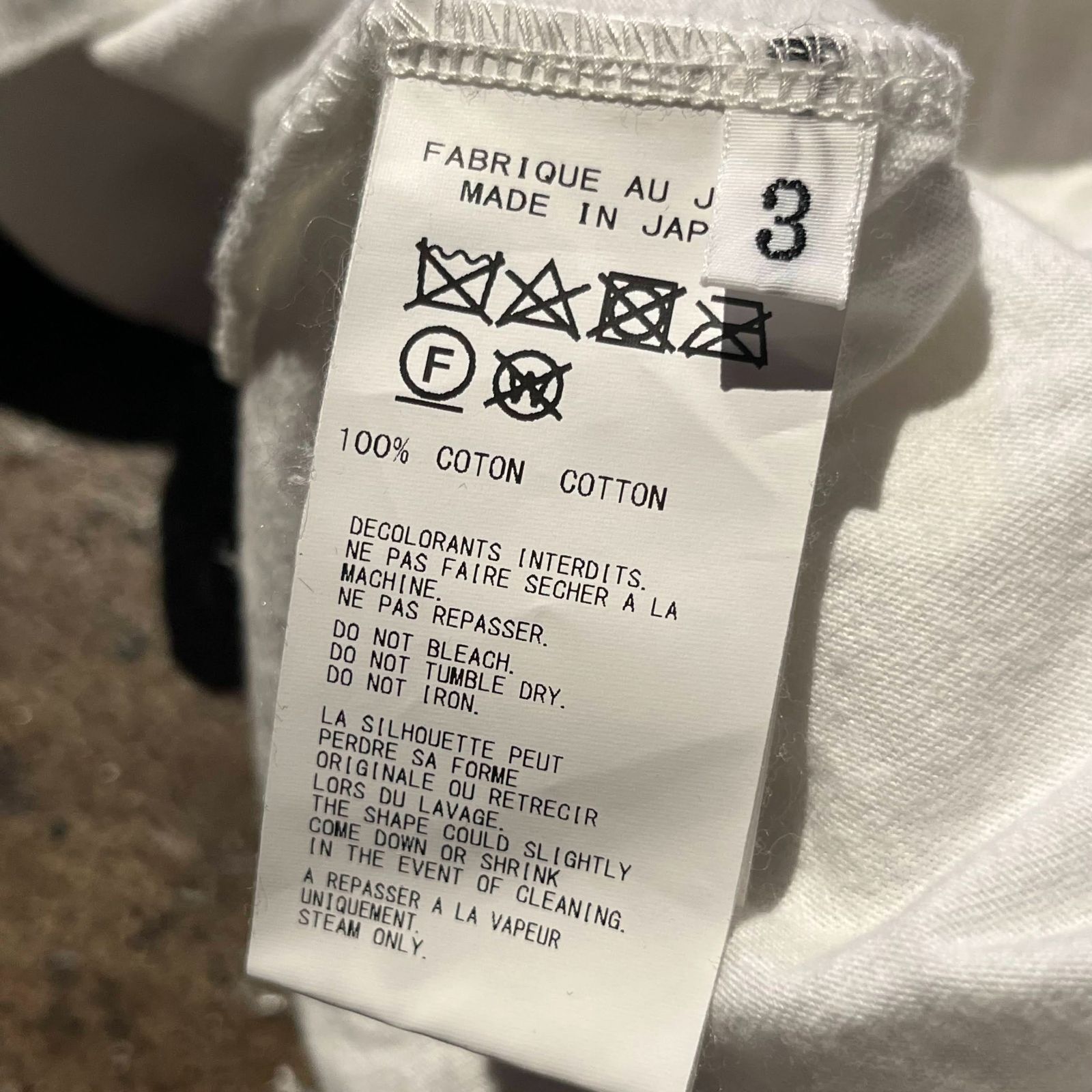 Yohji Yamamoto REPLICA 08ss 敗残兵期 復刻 ペイントTシャツ ヨウジ