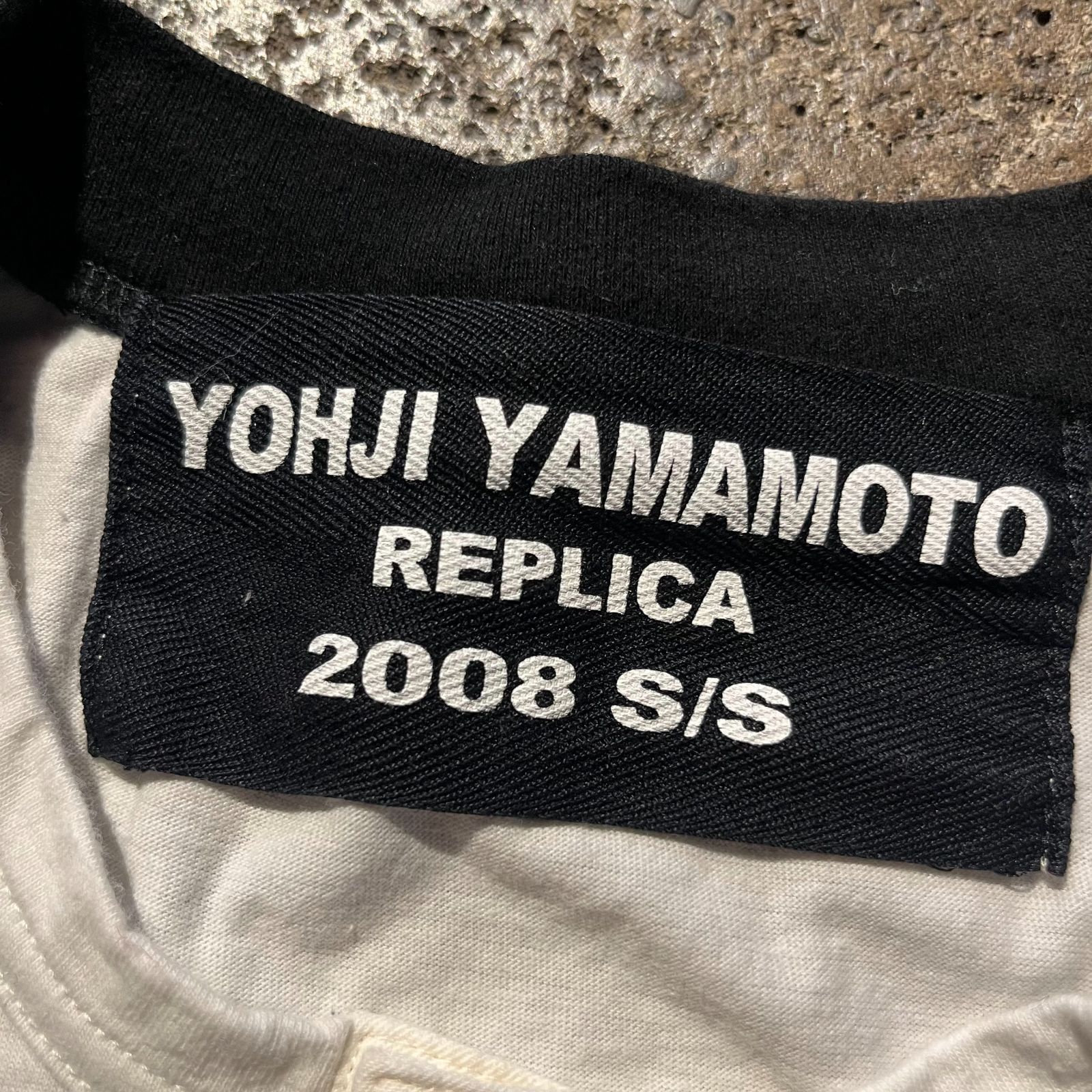 Yohji Yamamoto REPLICA 08ss 敗残兵期 復刻 ペイントTシャツ ヨウジ