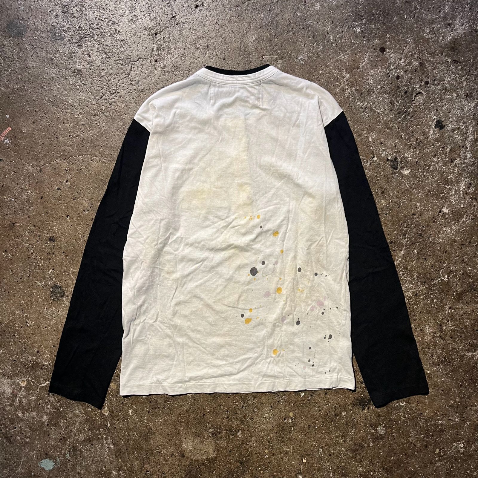 Yohji Yamamoto REPLICA 08ss 敗残兵期 復刻 ペイントTシャツ ヨウジ