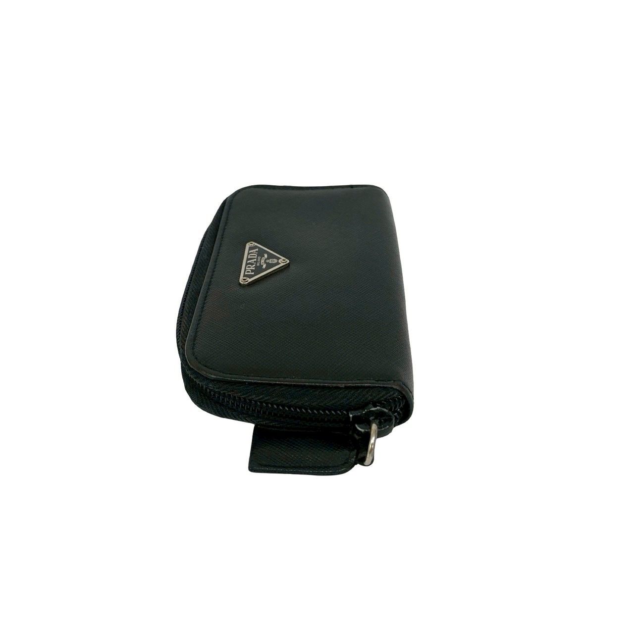 極 美品 PRADA プラダ 三角ロゴ プレート 金具 サフィアーノ レザー 本