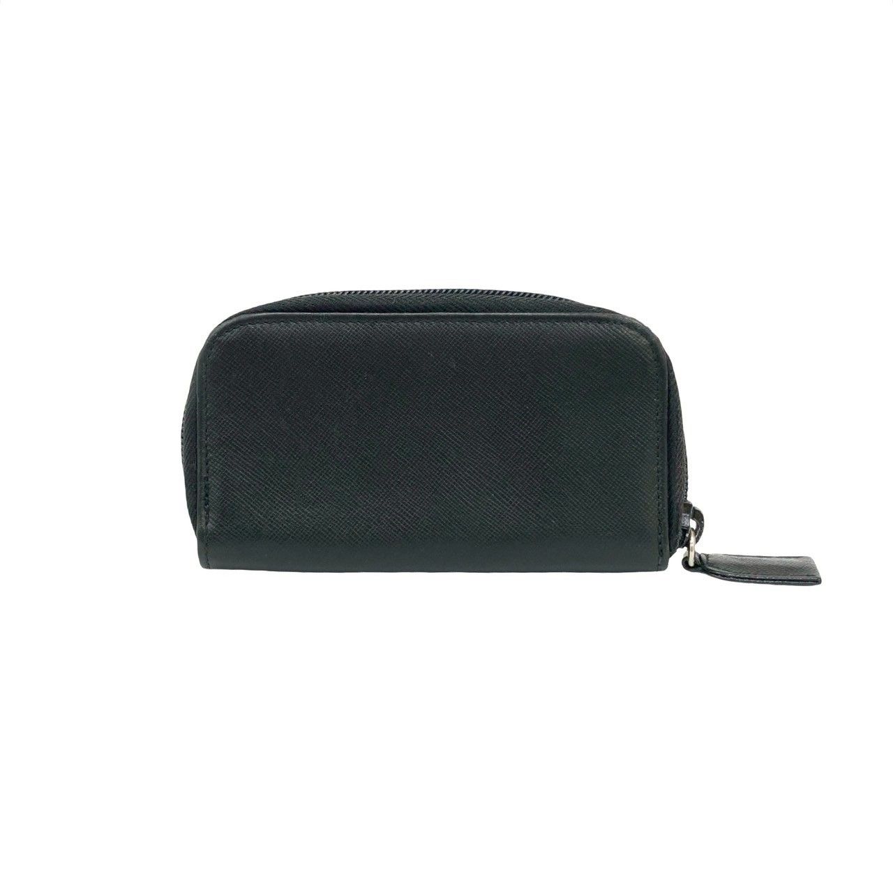 極 美品 PRADA プラダ 三角ロゴ プレート 金具 サフィアーノ レザー 本