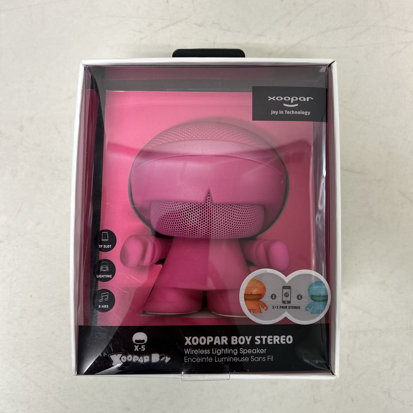 浜館46-675] XOOPAR BOY STEREO ワイヤレス ライトニング スピーカー
