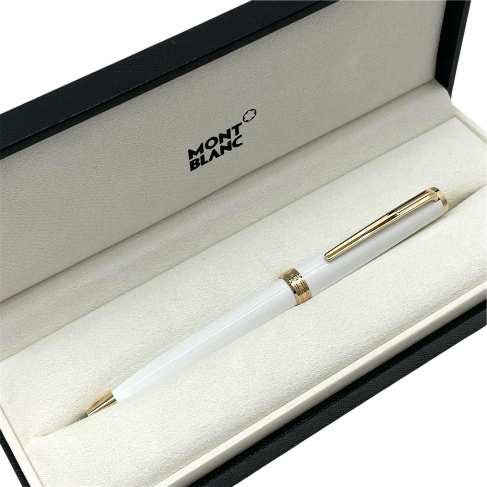 中古】MONT BLANC | モンブラン PIX ボールペン ホワイト×ゴールド