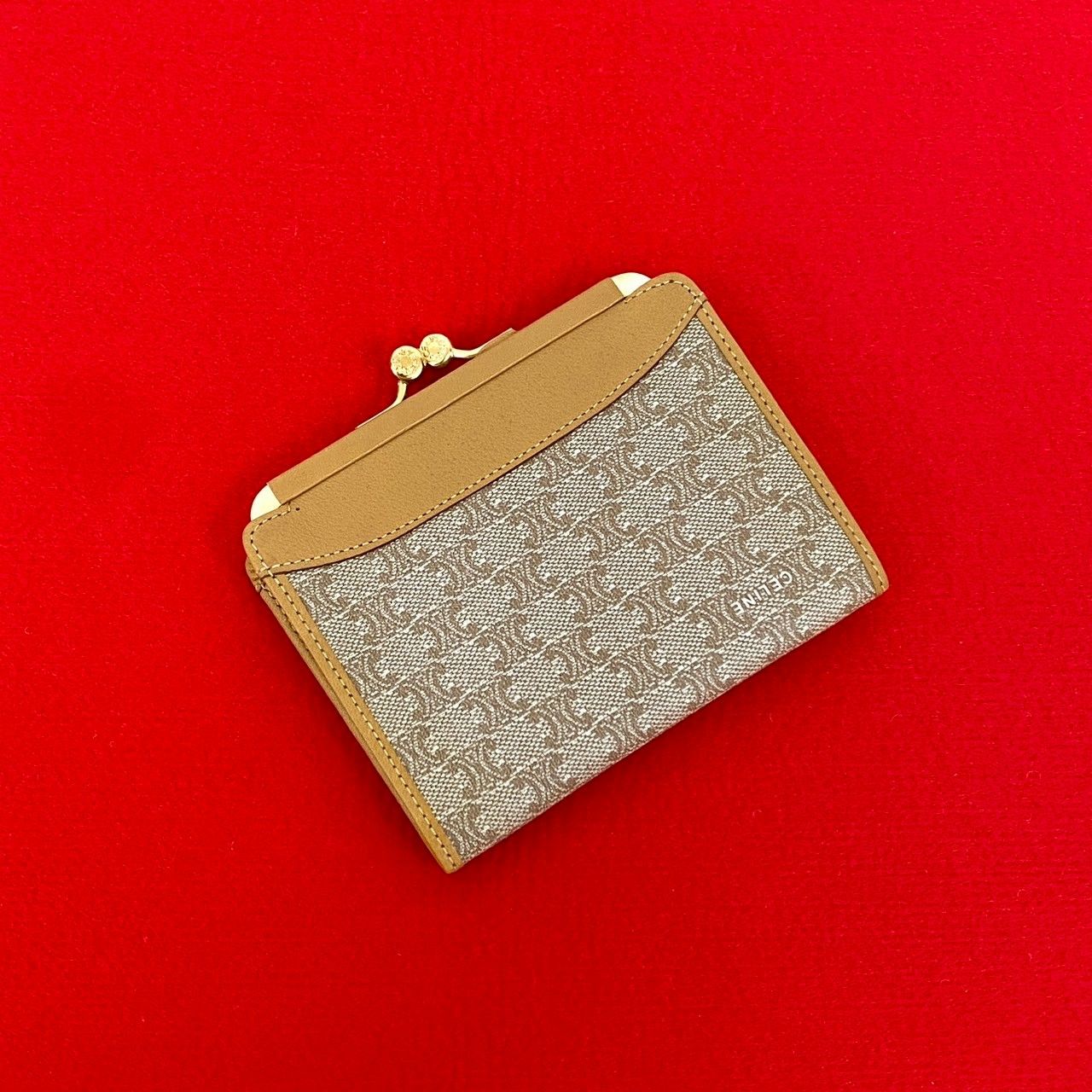 未使用保管品 CELINE セリーヌ ヴィンテージ マカダム ブラゾン 