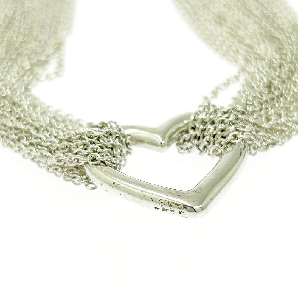 中古】TIFFANY&Co. ティファニー シルバー オープンハート トグル