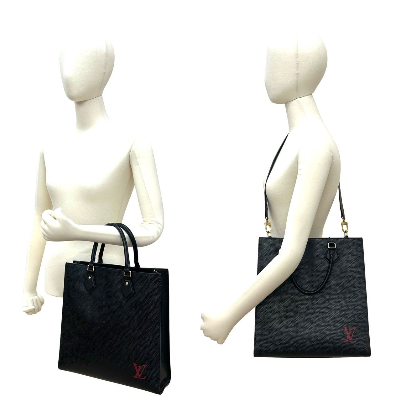 極 美品 LOUIS VUITTON ルイヴィトン サックプラ エピ レザー 本革