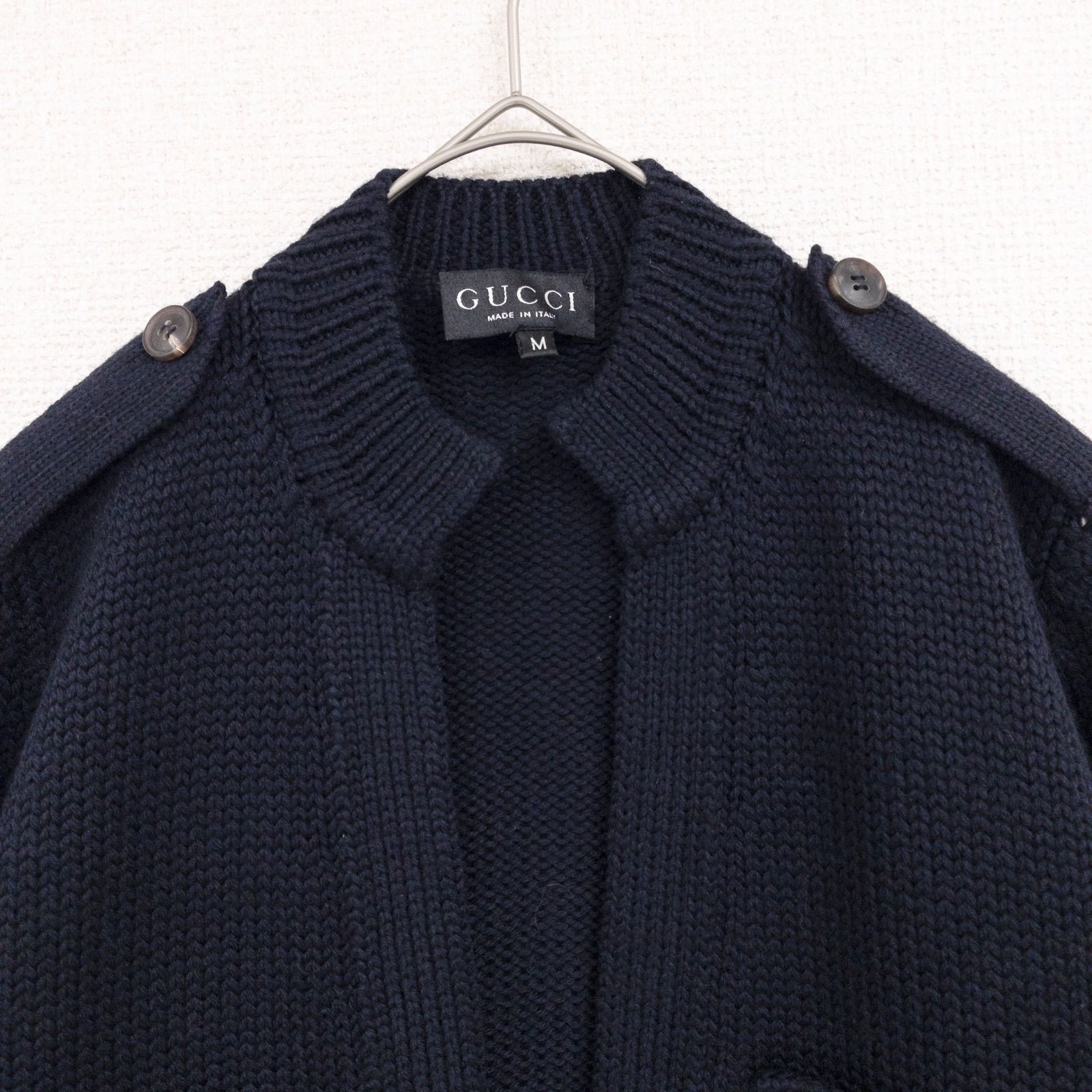 グッチ GUCCI ニット ジャケット カーディガン XS 黒 正規品 ,ご落札 