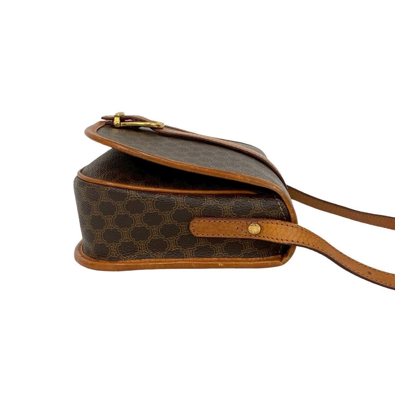 極 美品 CELINE セリーヌ ヴィンテージ マカダム ブラゾン トリオンフ