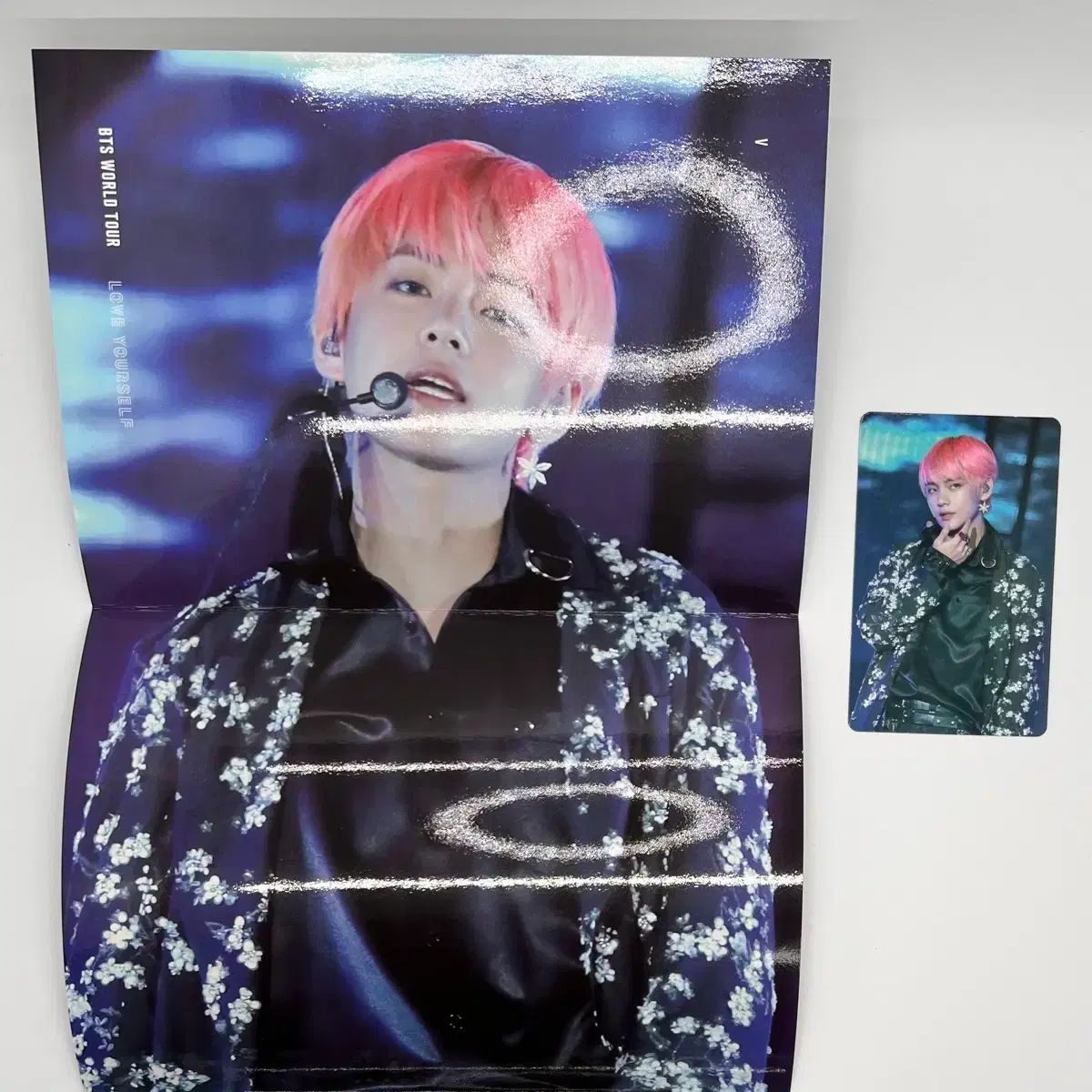 防弾 BTS Love Yourself DVD ヴィ(V) テヒョン テテ トレカ ポスター