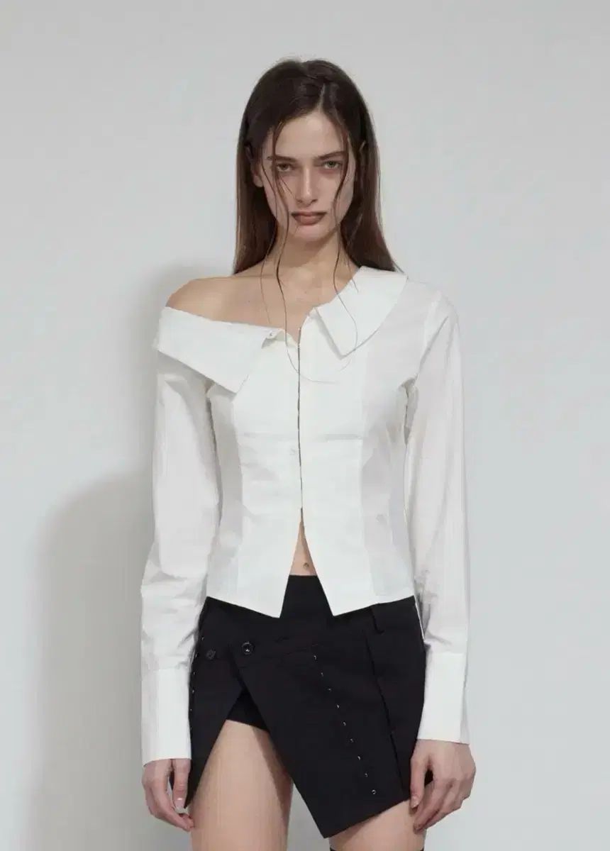 bohemian soul BOHEMSEO トップス オフショルダー BOHEMSEO ボヘミアンソウル ONE 片方オフショルダー スリムフィット