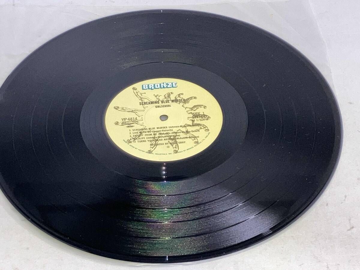 LP盤】 GIRLSCHOOL SCREAMING BLUE MURDER VIP-6814 - メルカリ