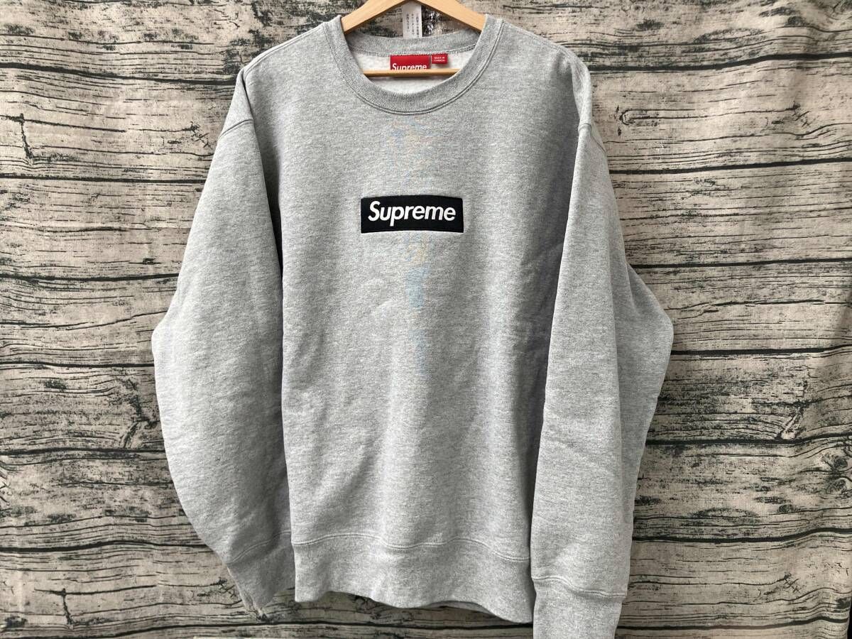 Supreme シュプリーム スウェット ボックスロゴ GRY Lサイズ カナダ製