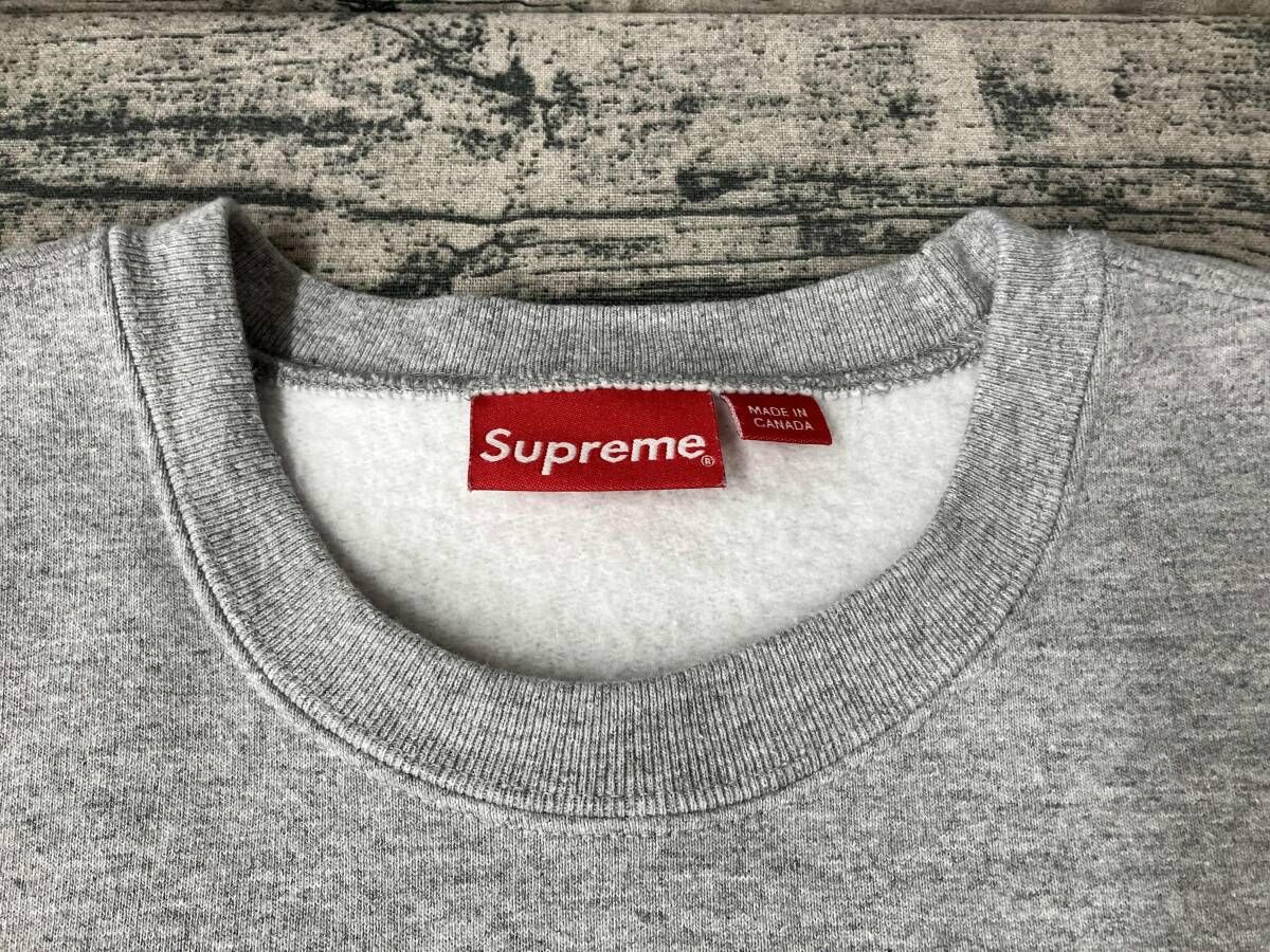 Supreme シュプリーム スウェット ボックスロゴ GRY Lサイズ カナダ製