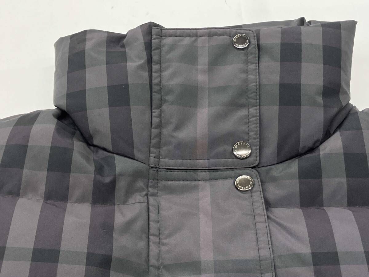 BURBERRY LONDON ダウンベスト バーバリーロンドン チェック スタンド