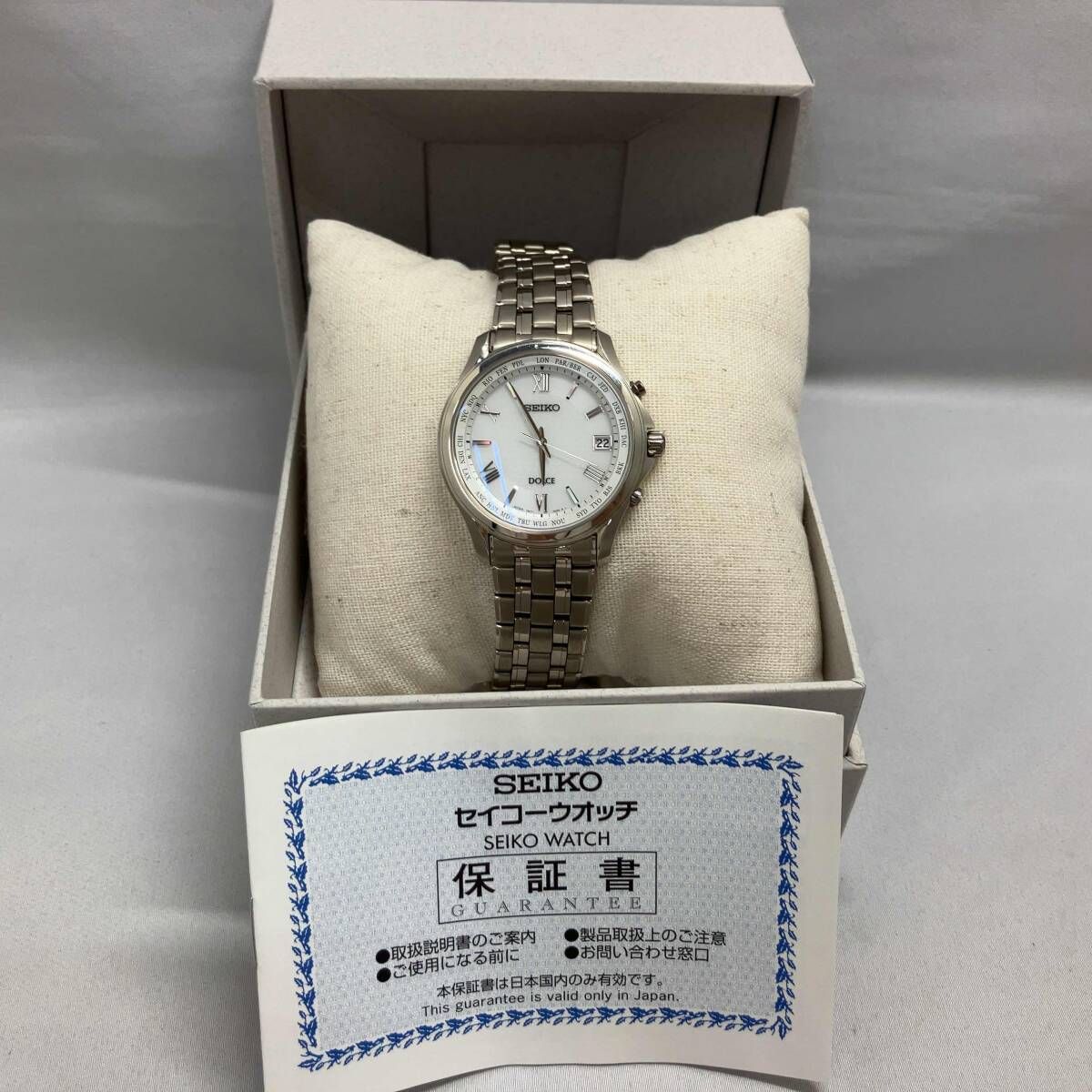 箱・保証書有り】 SEIKO セイコー DOLCE ドルチェ 7B27-0AD0 メンズ 