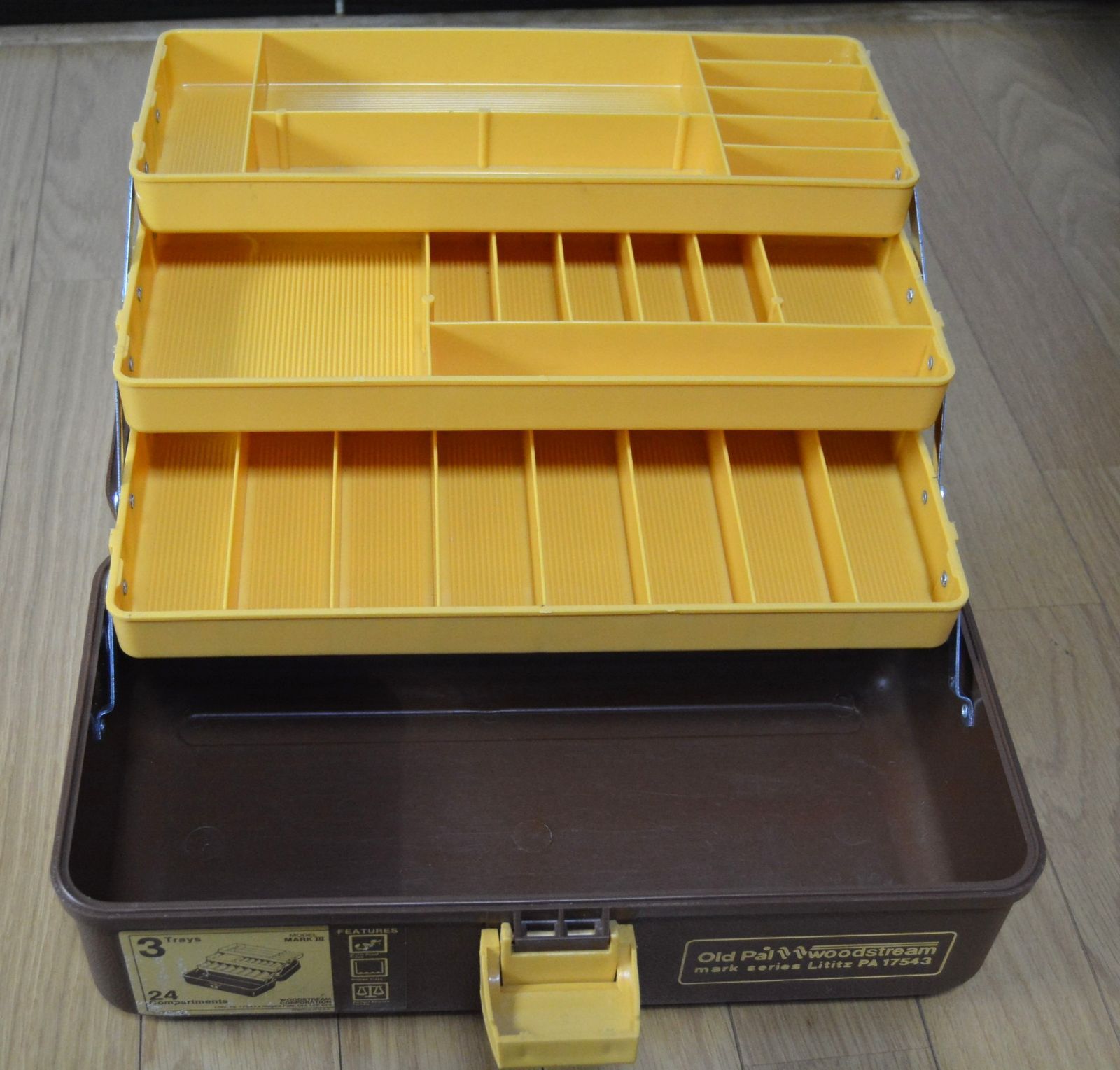 ◇極美品個体◇ Old Pal Mark lll 3段式トレー タックルボックス