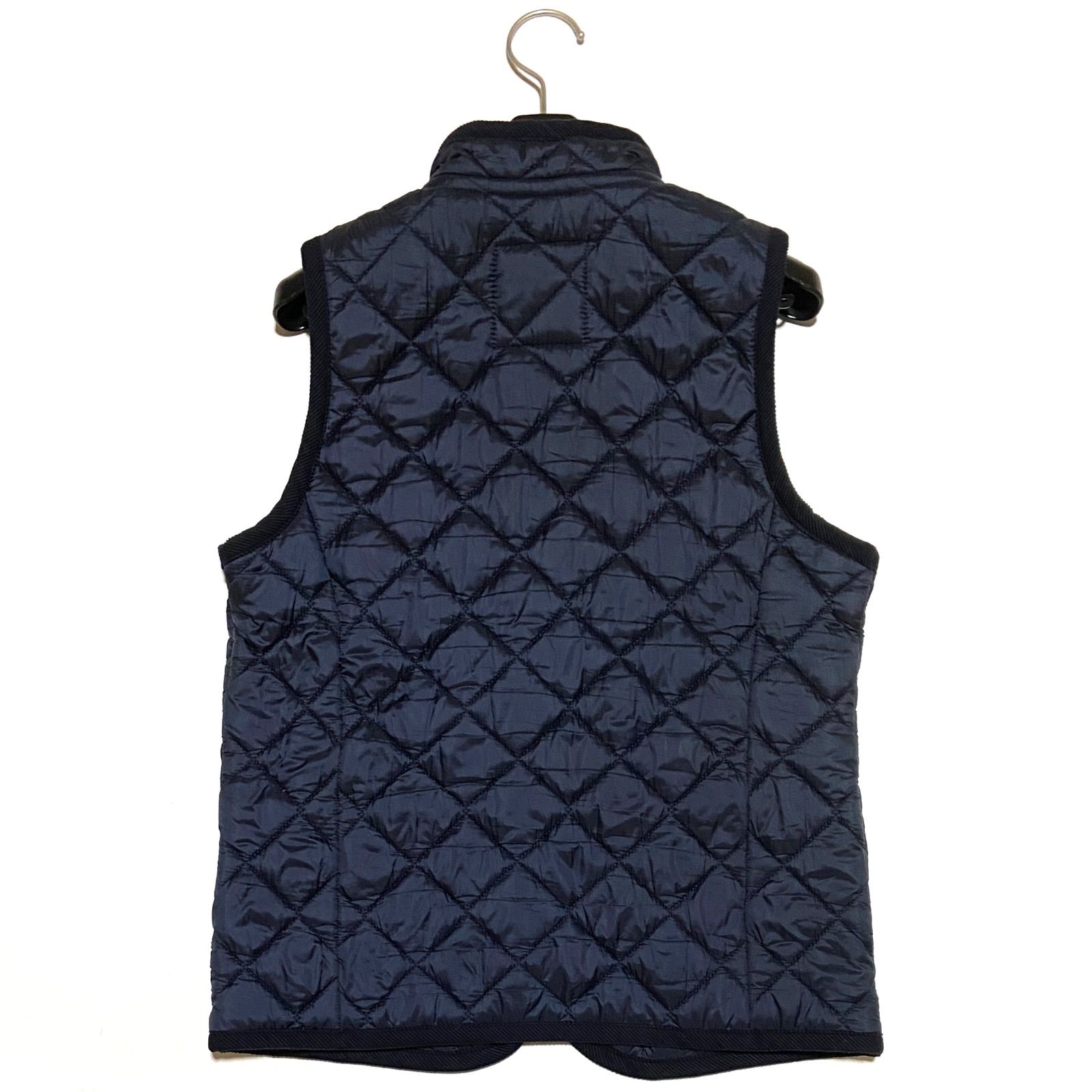 LAVENHAM ラベンハム キルティングベスト 中綿 コットン ネイビー 38