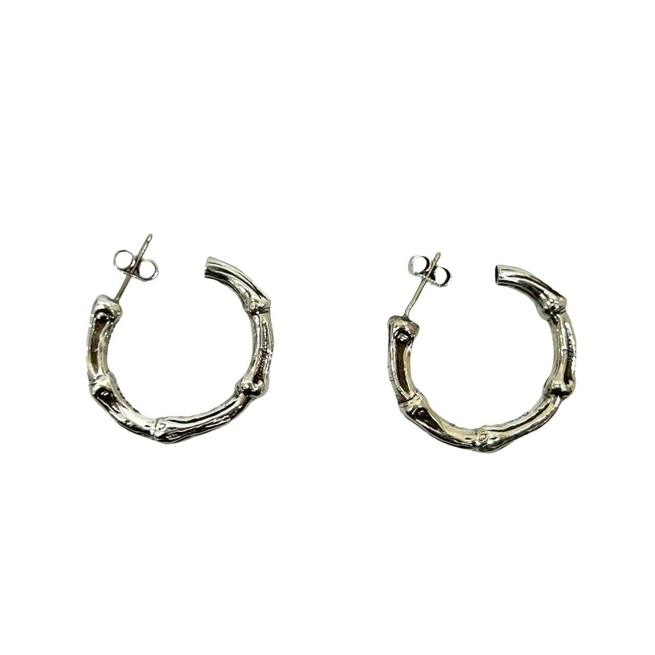 極 美品 希少品 TIFFANY&Co. ティファニー バンブー ピアス シルバー