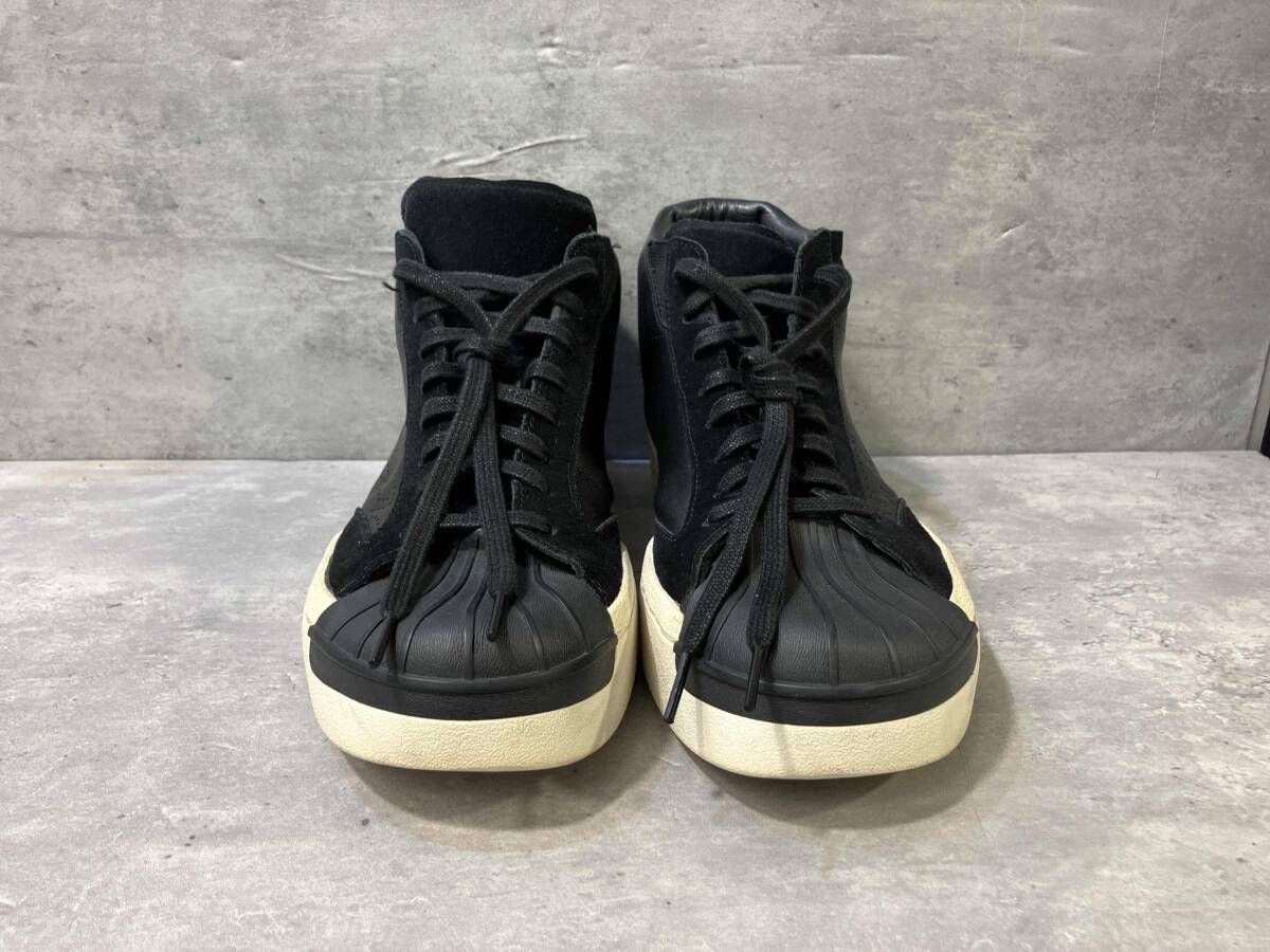 YOHJI YAMAMOTO × adidas スニーカー NAPPA SUEDE SS SK8 MID サイズ27 