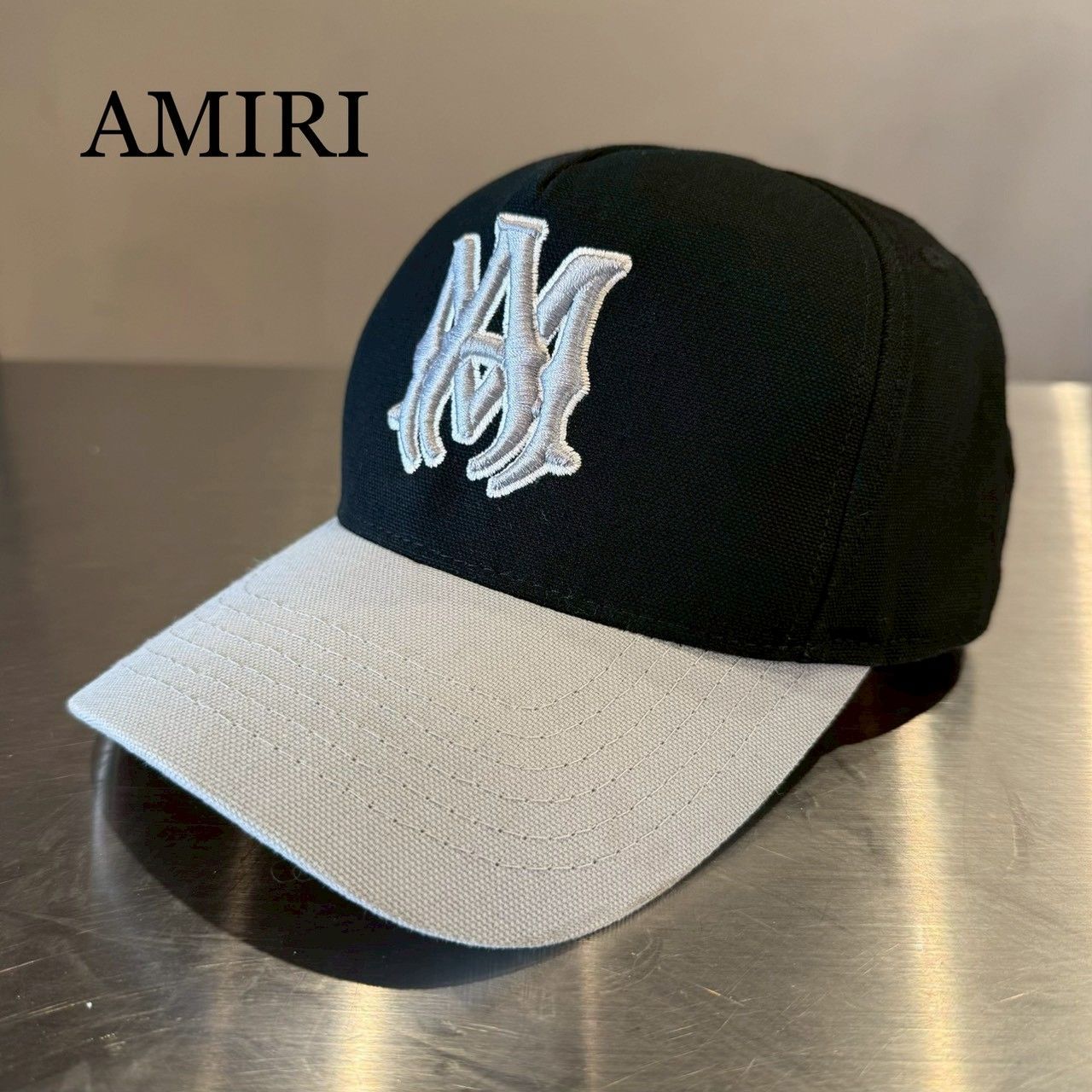 AMIRI』アミリ MA刺繍ベースボールキャップ - メルカリ