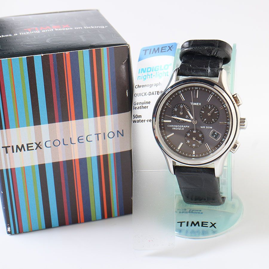 WL25143 TIMEX タイメックス インディグロ クロノグラフ 腕時計 