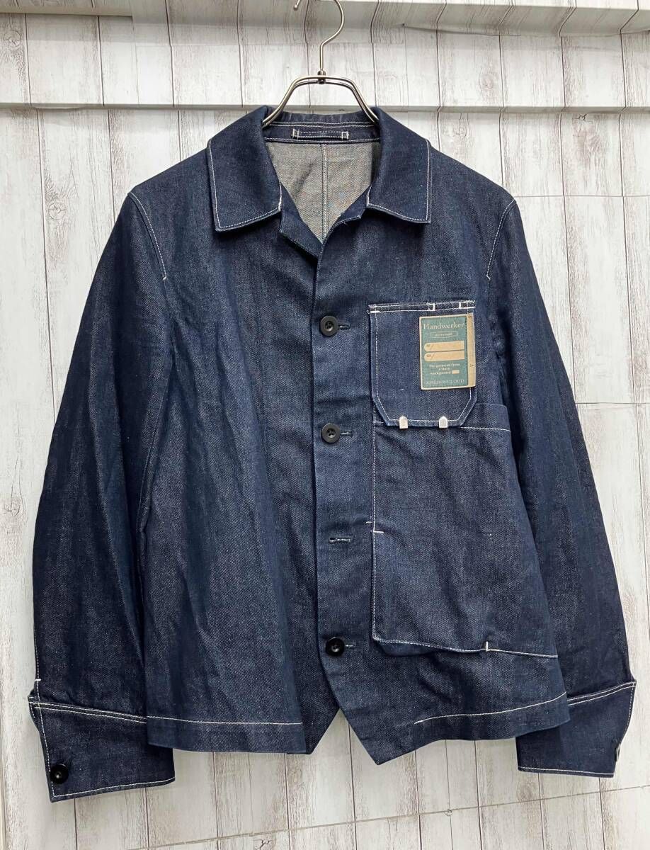 ASEEDONCLOUD Handwerker デニムジャケット Mサイズ ネイビー aseedoncloud/Gジャン（デニムジャケット）/handwerker