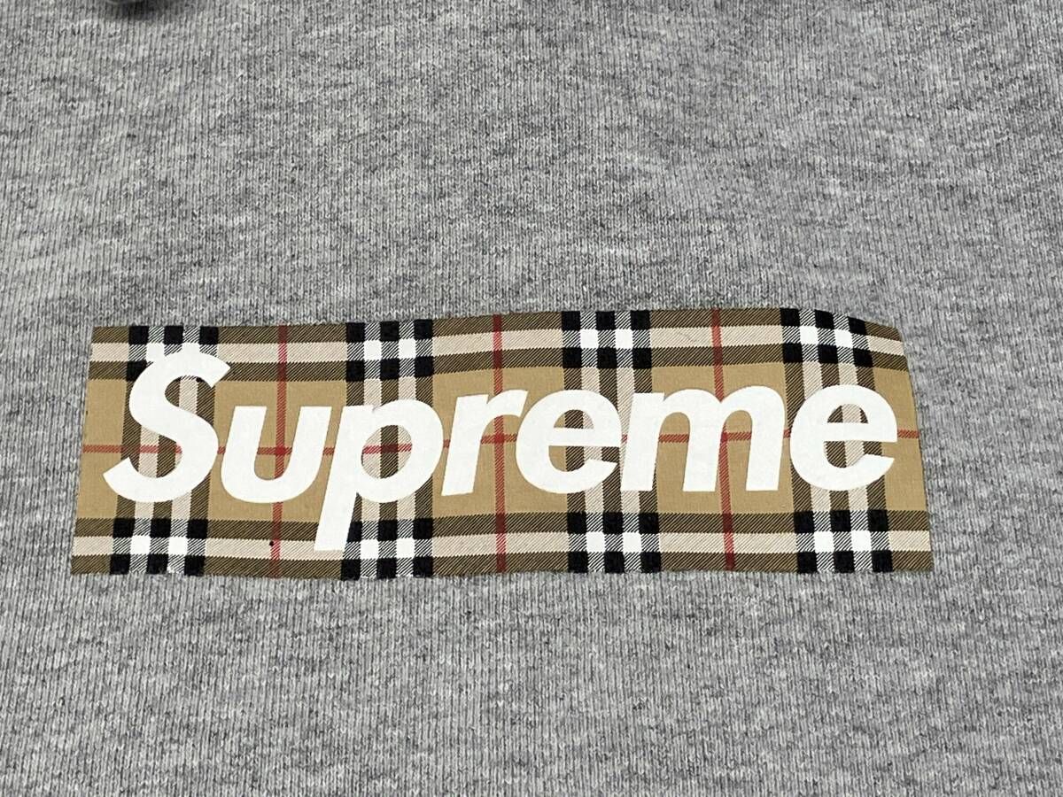Supreme × Burberry Box Logo Hooded Sweatshirt シュプリーム