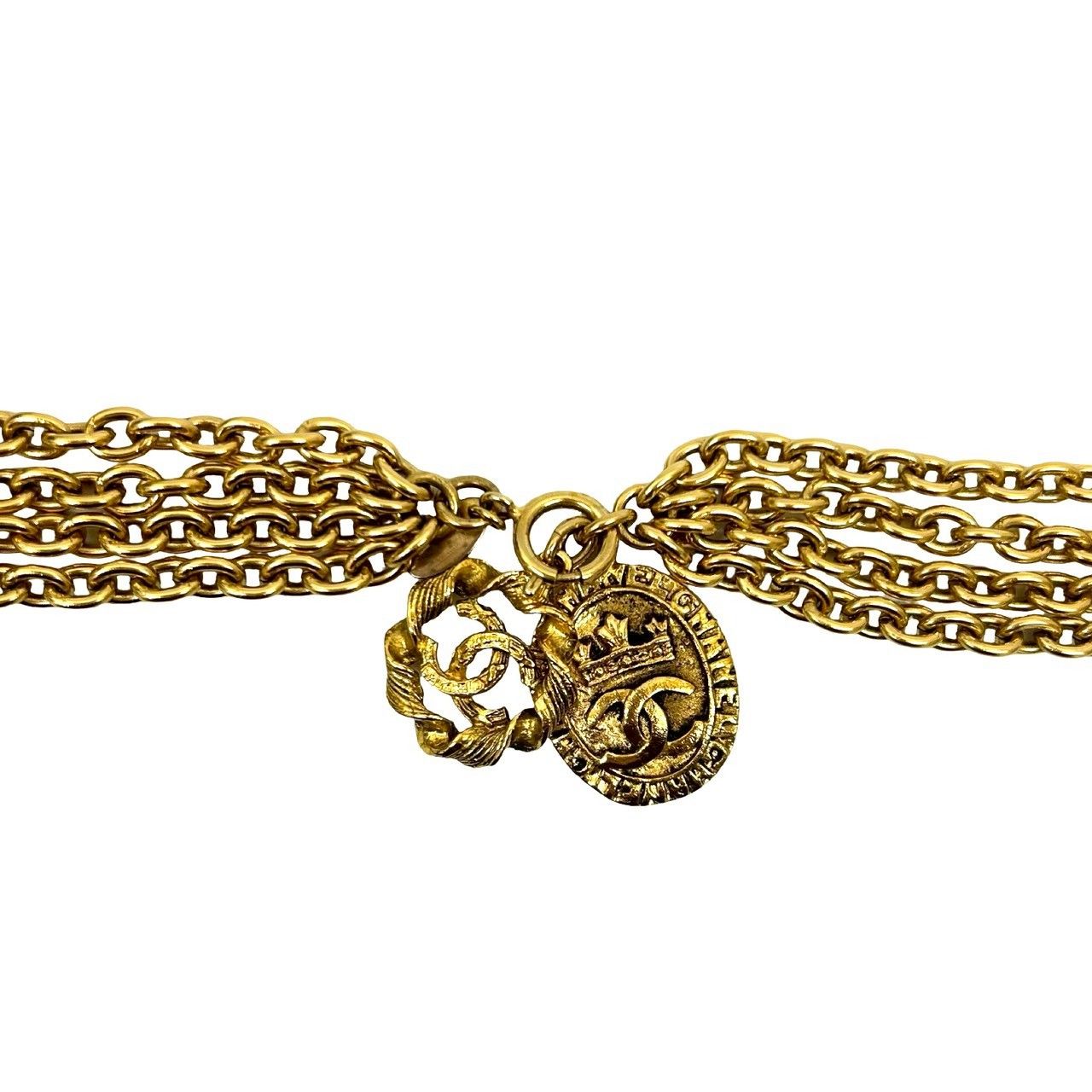 シャネル　CHANEL　ココマーク　ゴールド　未使用　超美品 極 美品 コメあり CHANEL シャネル ヴィンテージ ココマーク モチーフ