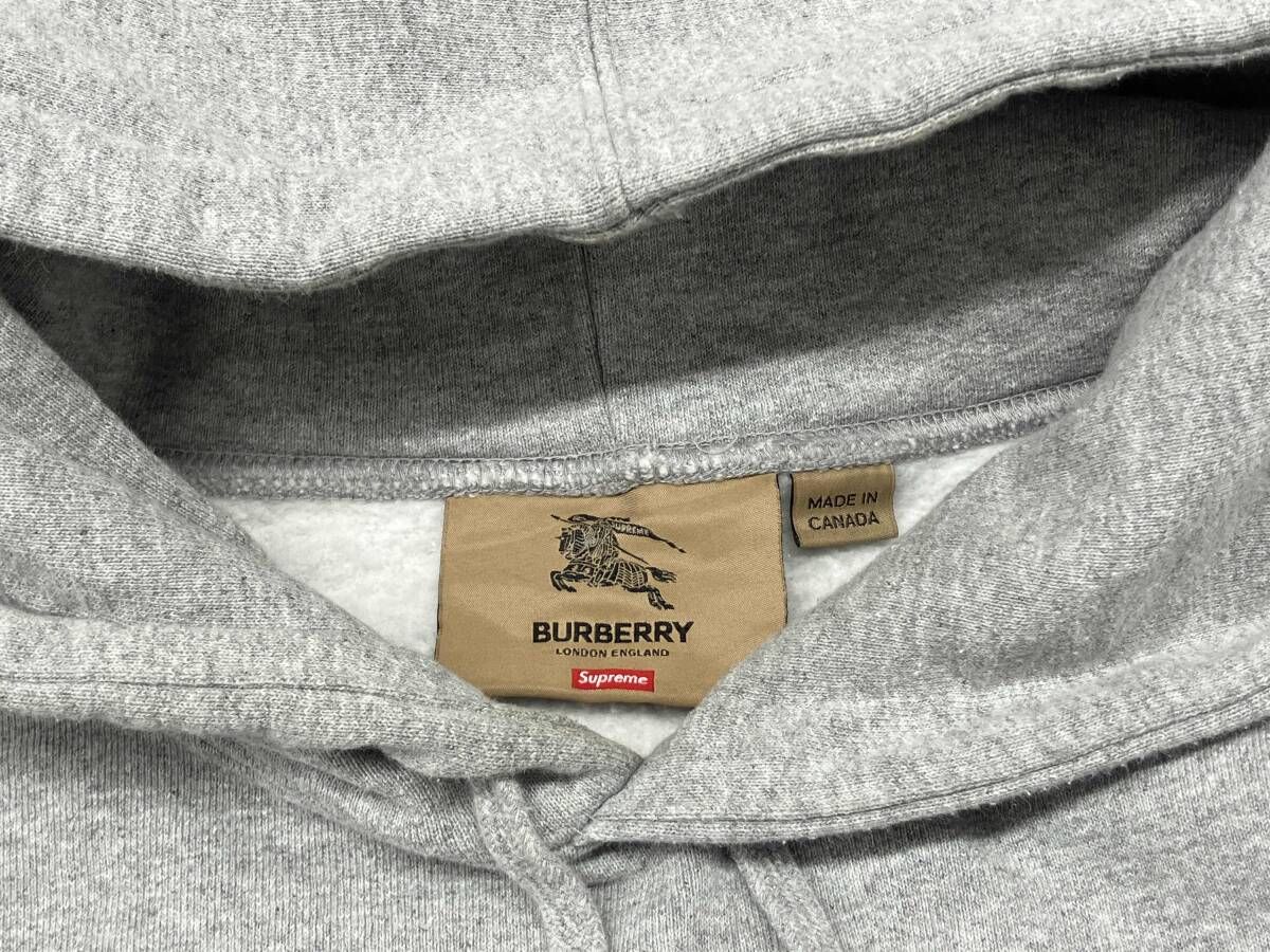 Supreme × Burberry Box Logo Hooded Sweatshirt シュプリーム