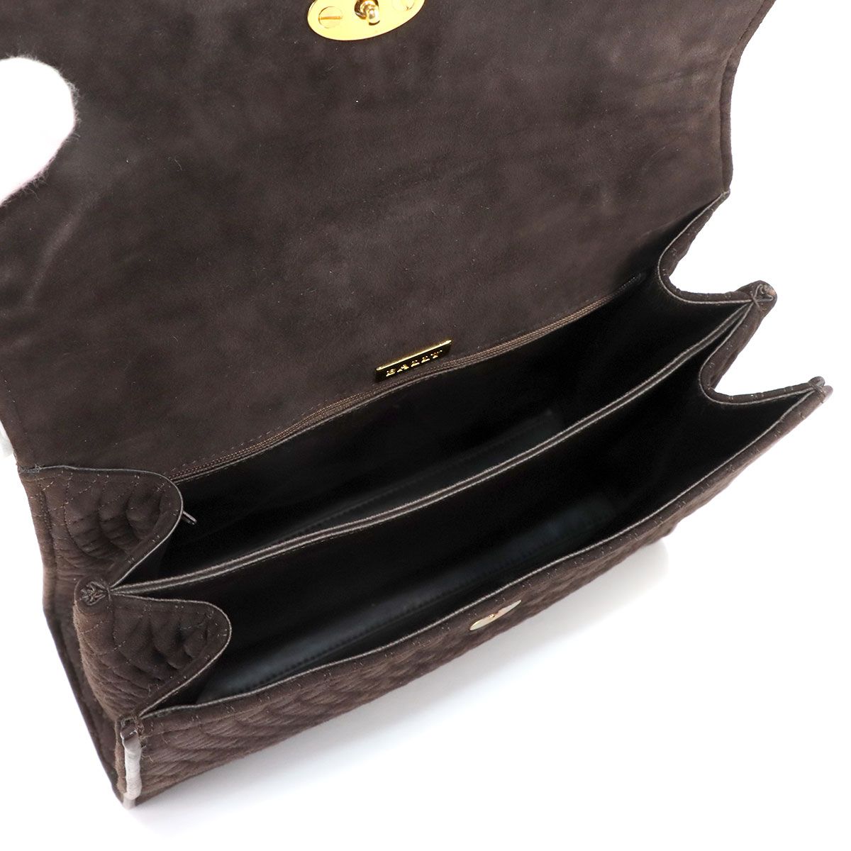 美品 バリー BALLY キルティング 2way ハンド ショルダー バッグ  