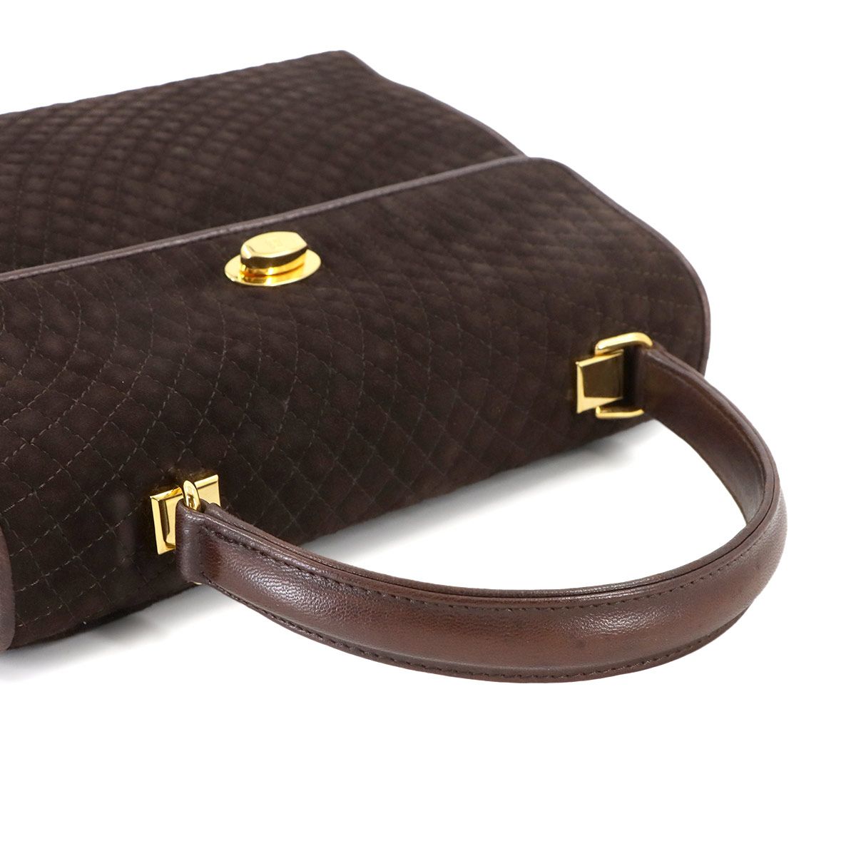 美品 バリー BALLY キルティング 2way ハンド ショルダー バッグ  