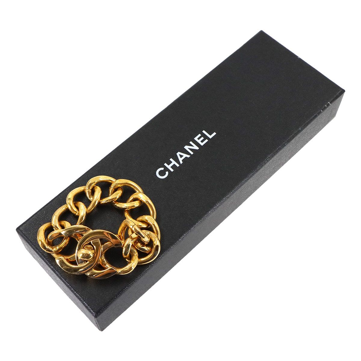 シャネル CHANEL ココマーク ターンロック チェーン ブレスレット