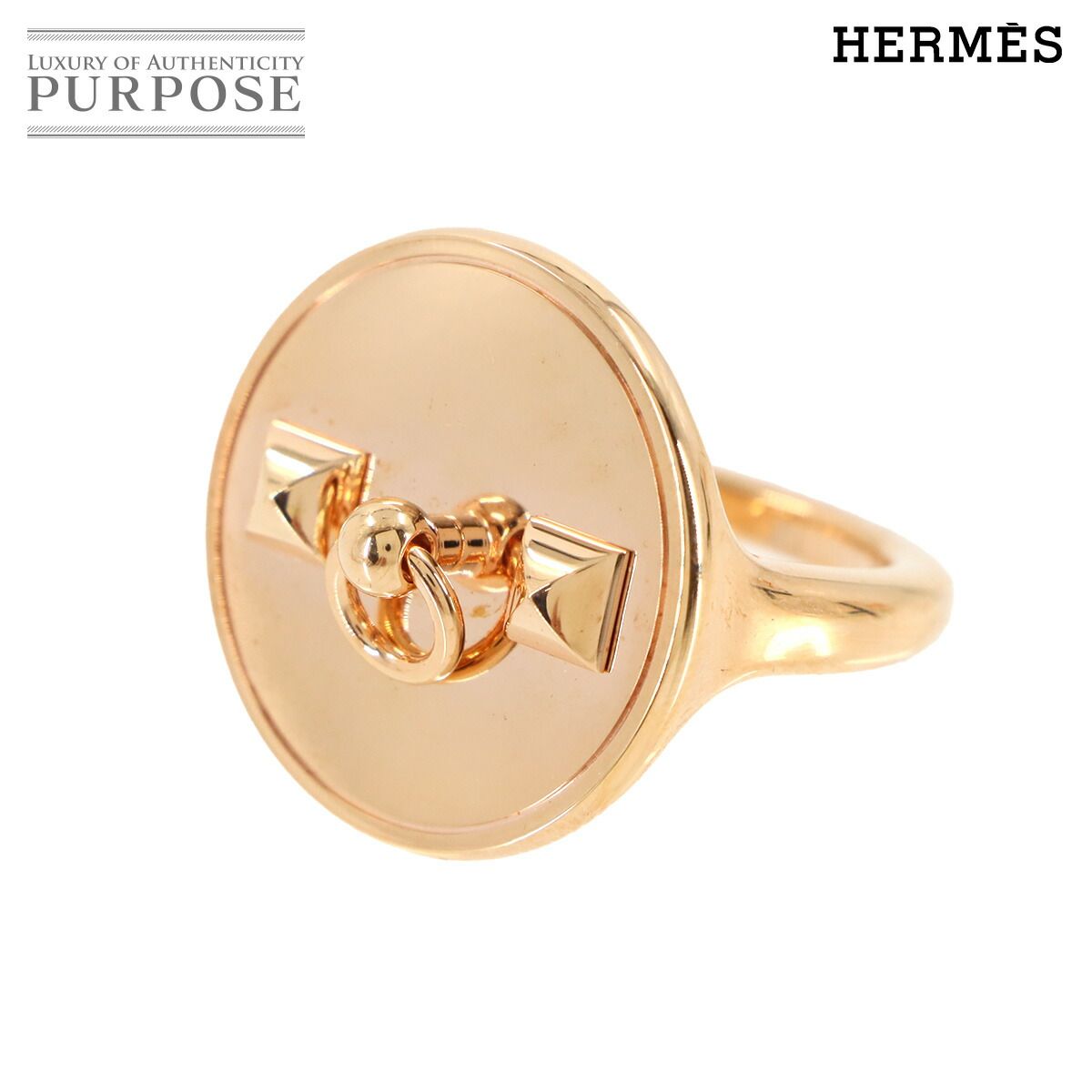 未使用 展示品 エルメス HERMES コリエドシアン スカーフリング ピンク