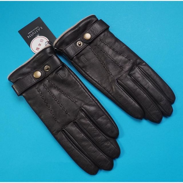 新品 LANVIN COLLECTION ランバン コレクション 日本製 ラムレザー 裏