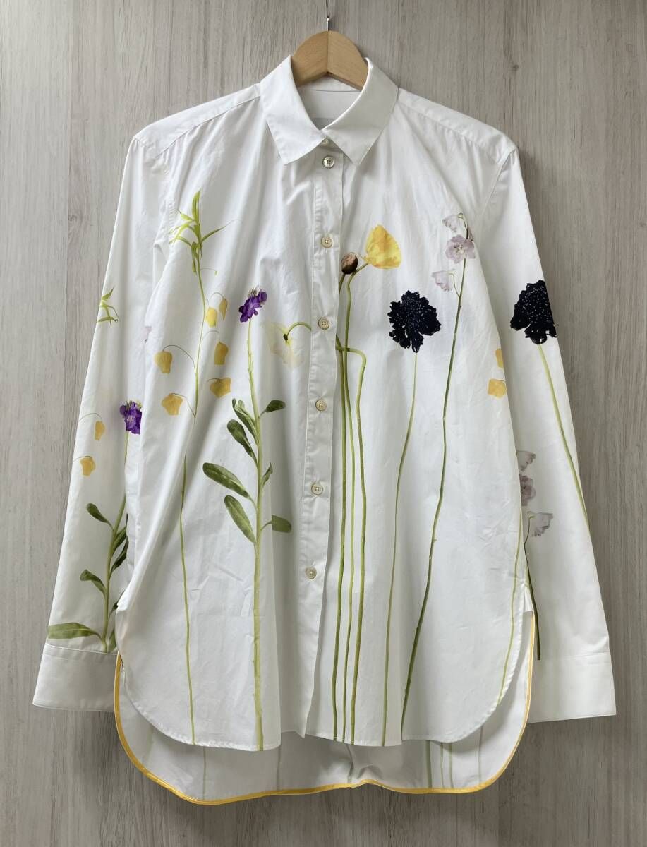 Paul Smith ポールスミス 花柄 長袖シャツ サイズ44 ホワイト - メルカリ