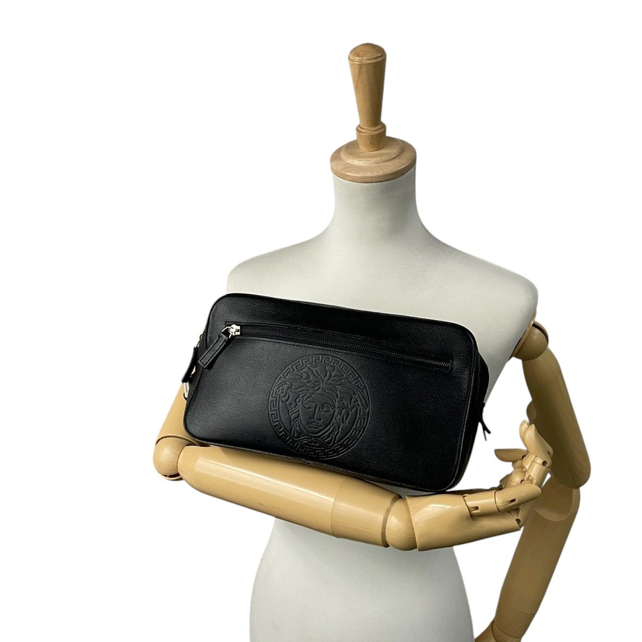 美品】ヴェルサーチ Versace メデューサ セカンドバッグ クラッチ