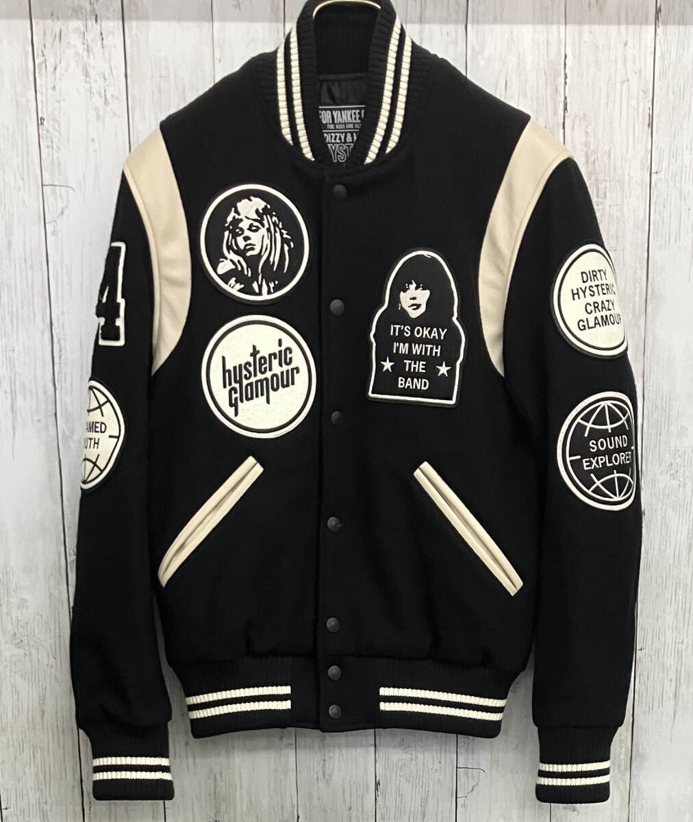 HYSTERIC GLAMOUR THE HYSTERICアップリケ ヴァーシティジャケット
