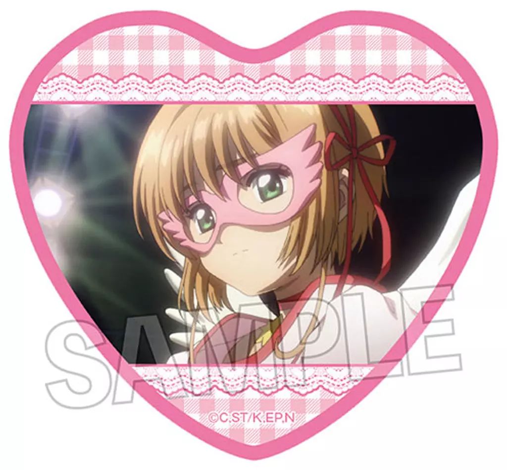 新品】バッジ・ビンズ 13.木之本桜 ハート缶バッジ vol.2 「カード