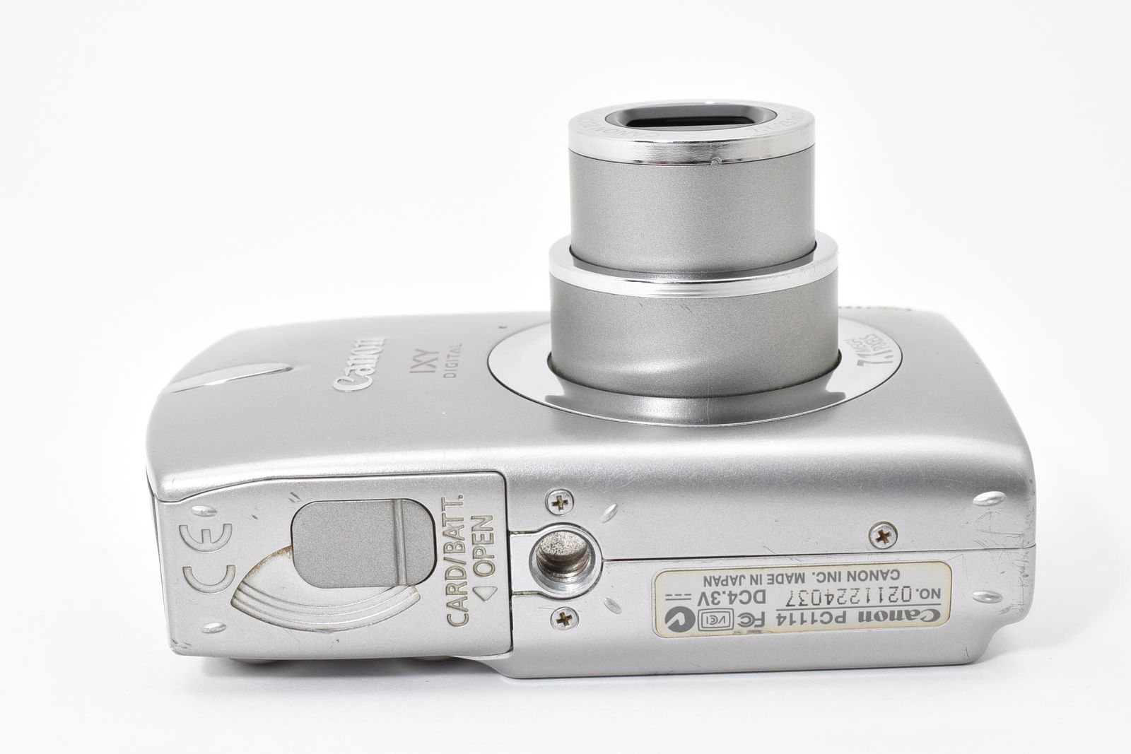 キヤノン Canon IXY DIGITAL 600 PC1114 シルバー ≪バッテリー