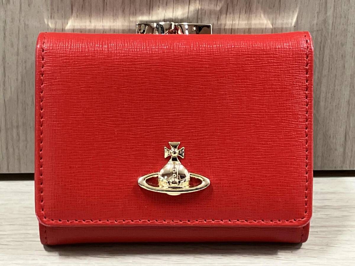 Vivienne Westwood 三つ折り財布 赤 日本限定】JEAN ENVELOPE 三つ折り財布(レッド)（メンズ）（1220952540