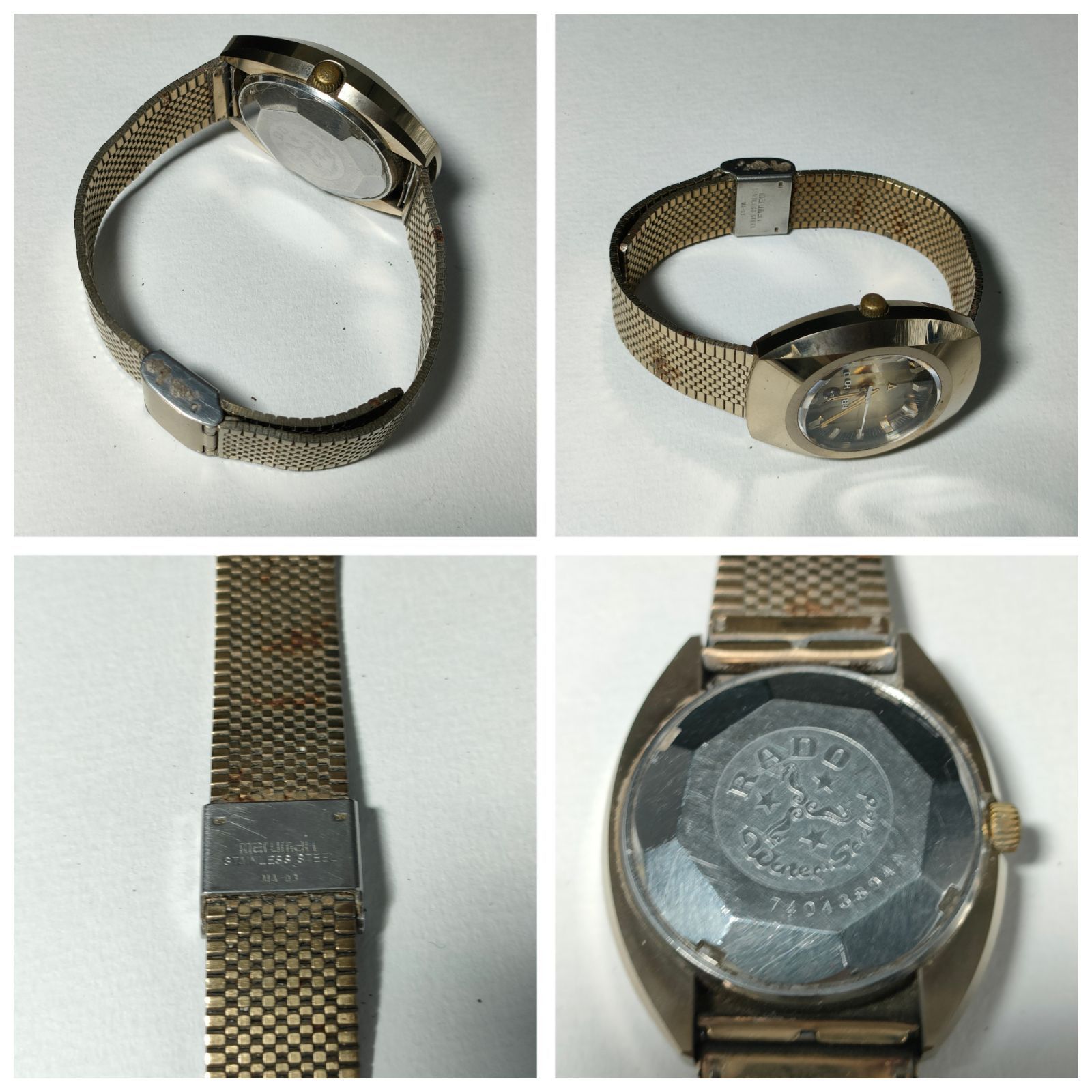 RADO ラドー BALBOA バルボア 自動巻 腕時計 ゴールド系 デイト表示