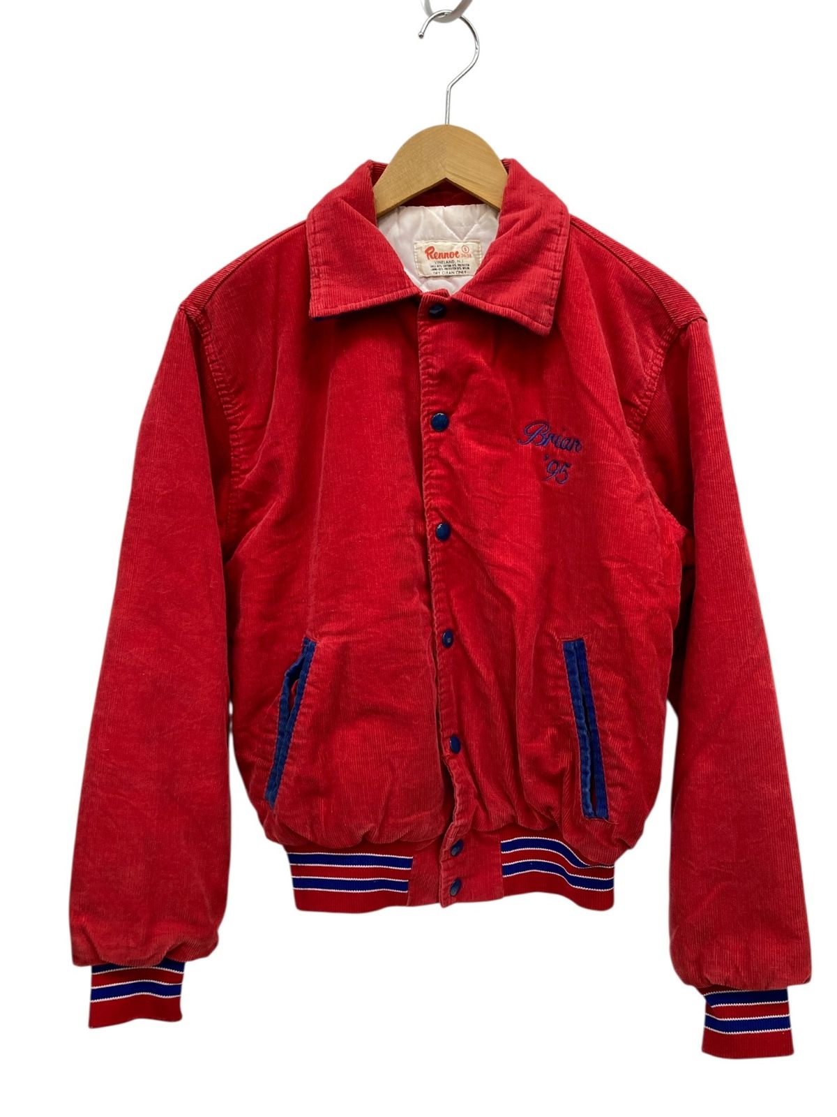 RENNOC (レノック) コーデュロイジャケット スタジャン 裏キルティング