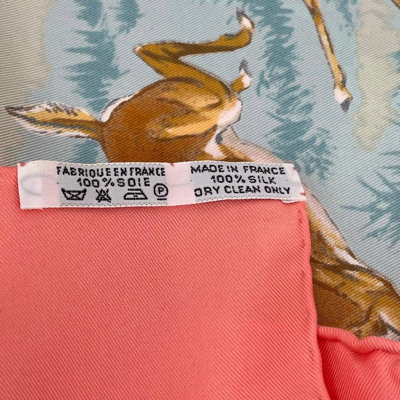 未使用品 HERMES エルメス スカーフ シルク100％ カレ90 Tanzanie