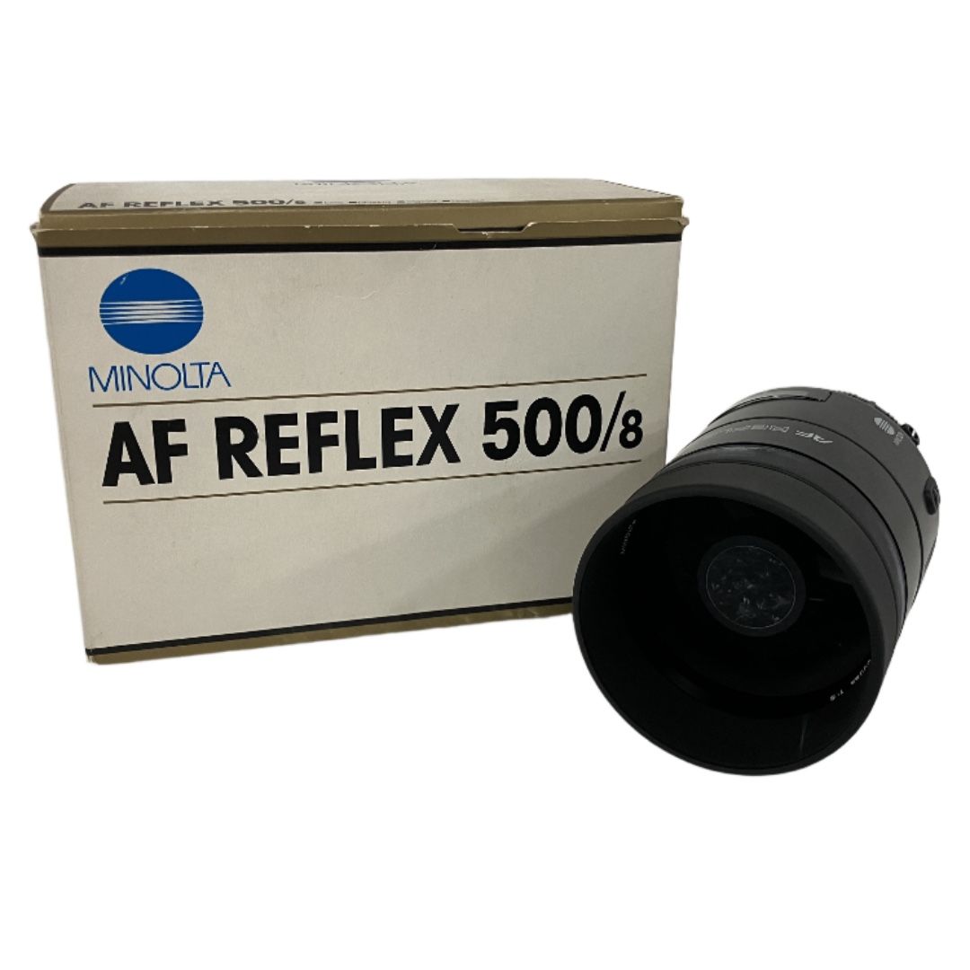 MINOLTA ミノルタ AF REFLEX 500mm 1:8 ミラーレンズ カメラ レンズ