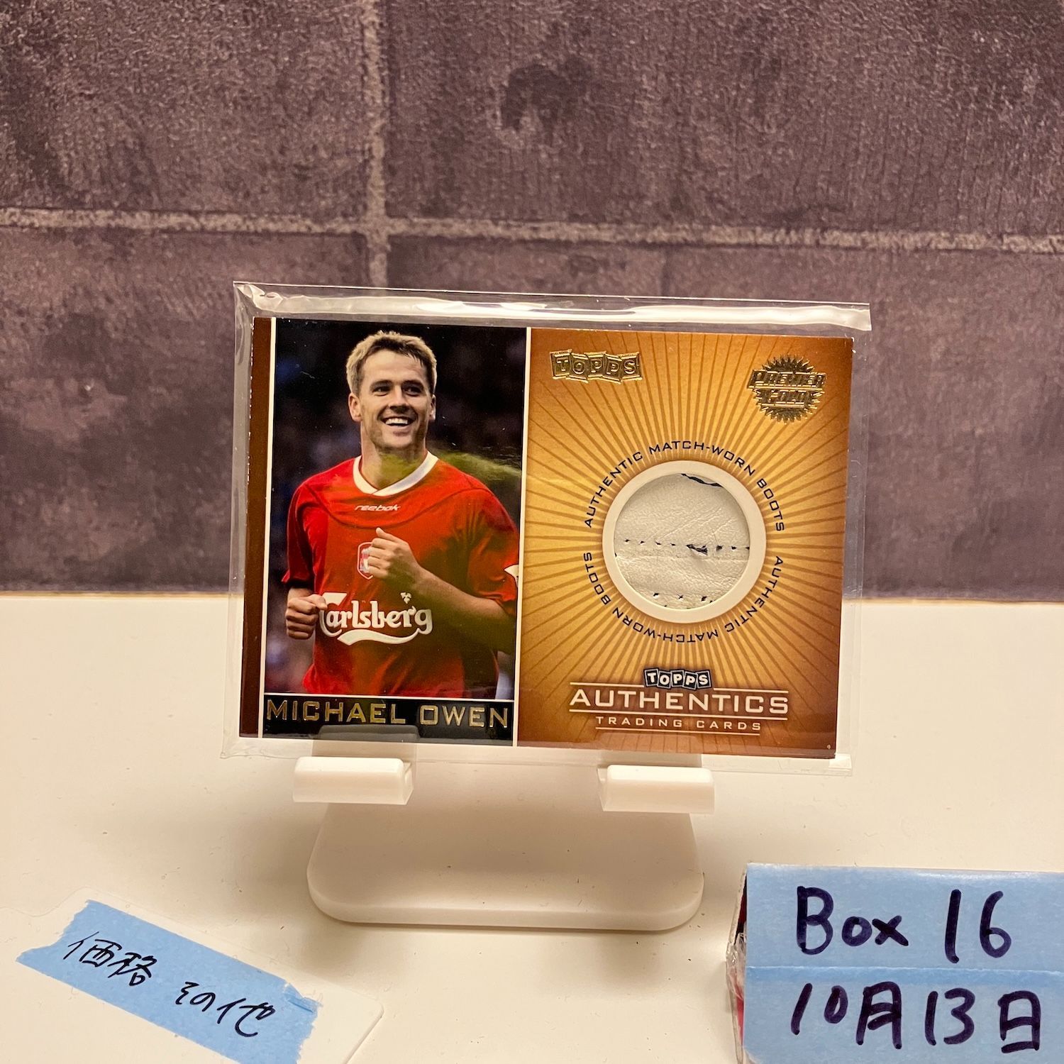 2002-03 Topps Michael Owen マイケルオーウェン 19/50 Liverpool FC