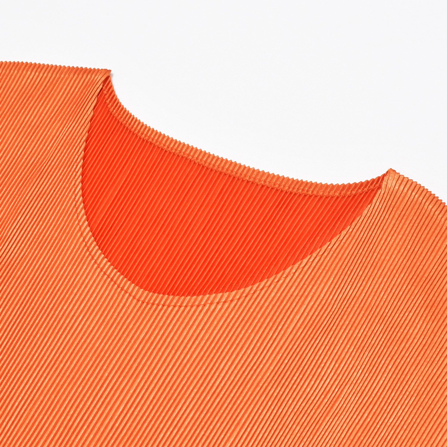 希少極美品！ISSEY MIYAKE　プリーツカットソー　Mサイズ　オレンジ 極美品 PLEATS PLEASE ISSEY MIYAKE プリーツプリーズイッセイミヤケ